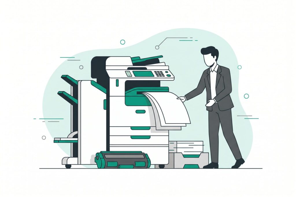 Sistema de impresión profesional Ricoh HP con consumibles incluidos — neware