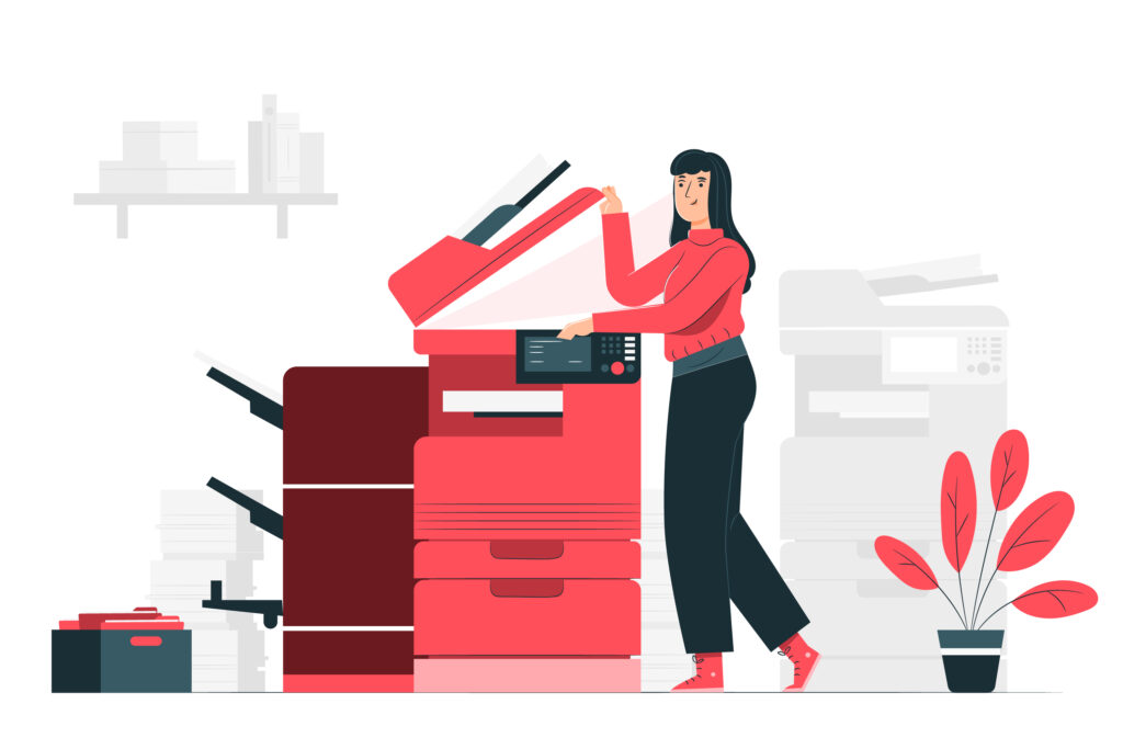 Professional printing system Ricoh HP with consumables included — neware