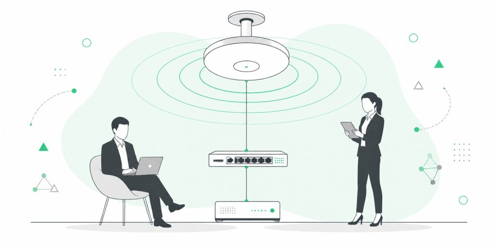 Ubiquiti UniFi network installation for businesses in Barcelona — neware